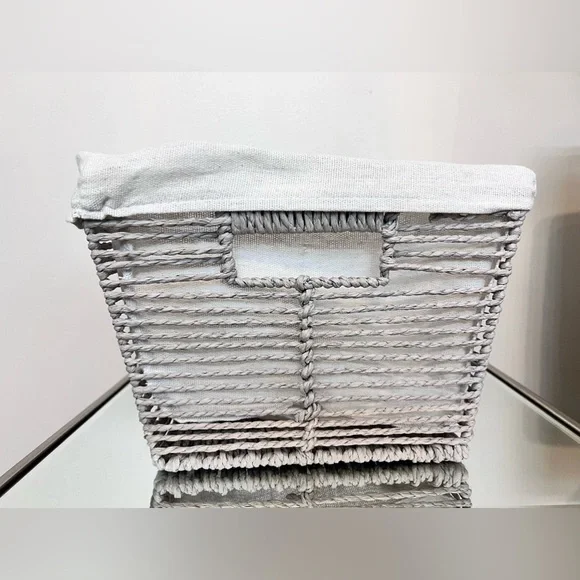 Basket set of 3 with liners for pantry, office, bathroom, organizing needs NWT - Picture 7 of 10